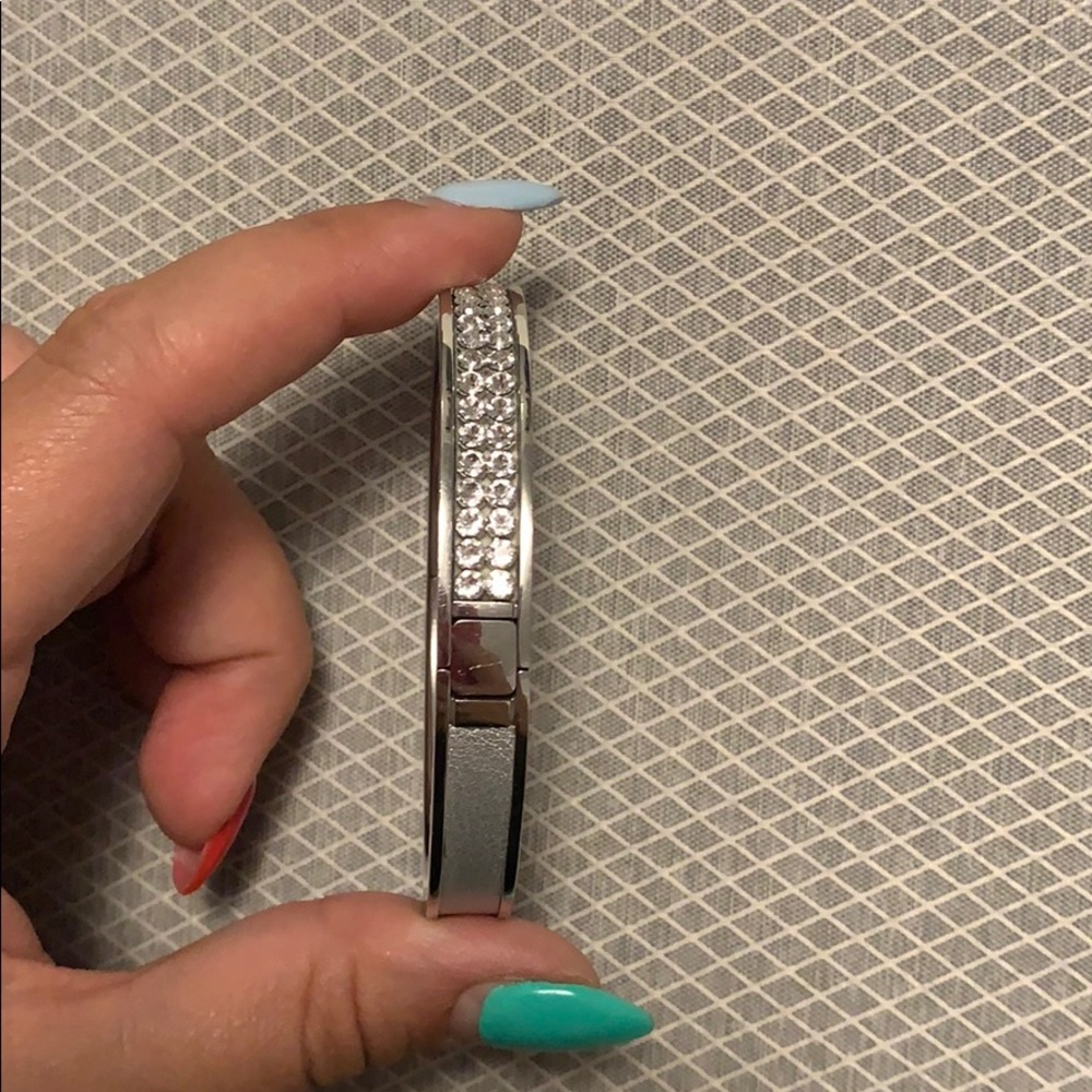 Silver with crystals